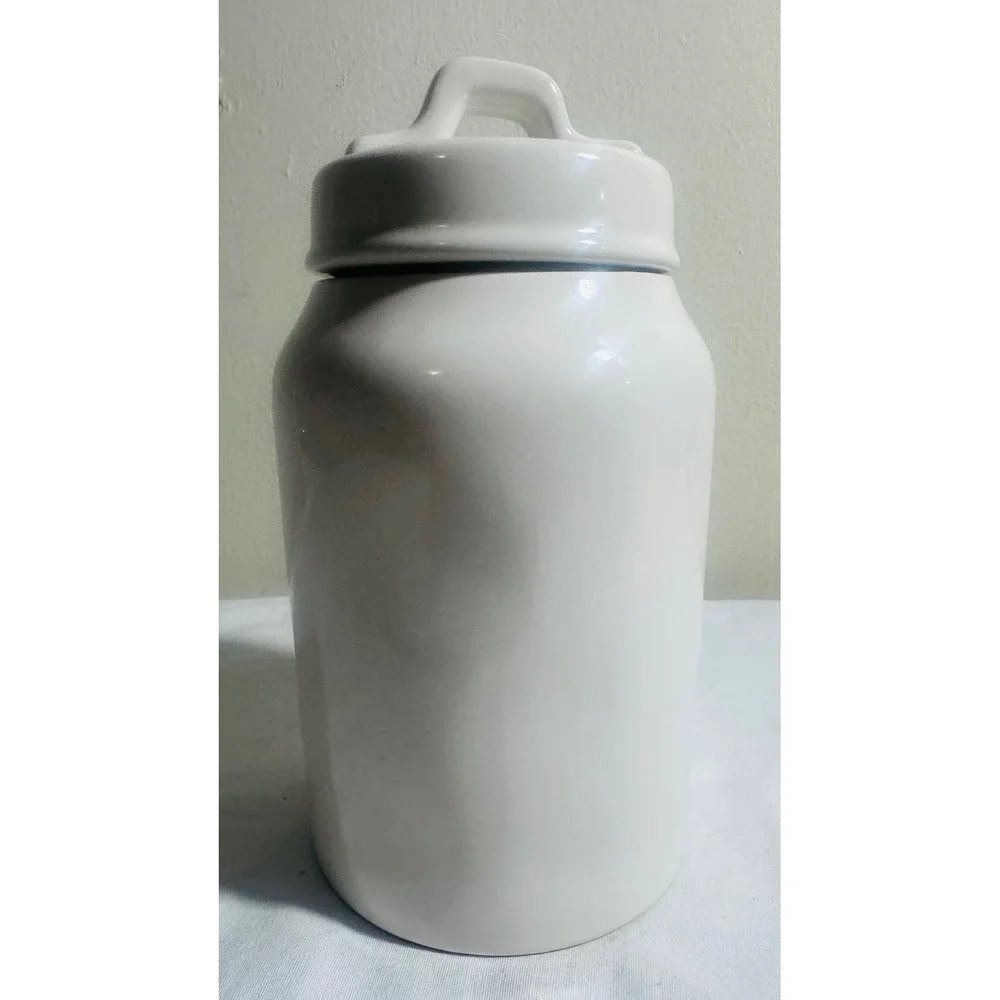 Rae Dunn THANKFUL Ceramic Canister Lid Fall Thanksgiving Farmhouse Kitchen Decor